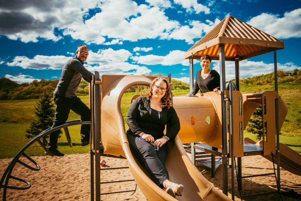 people on playground